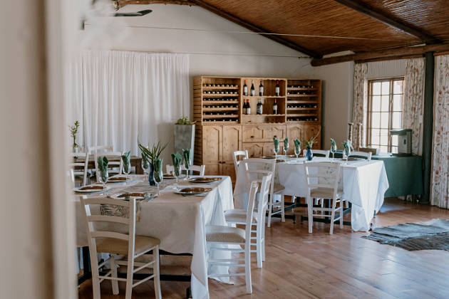 Interior of restaurant